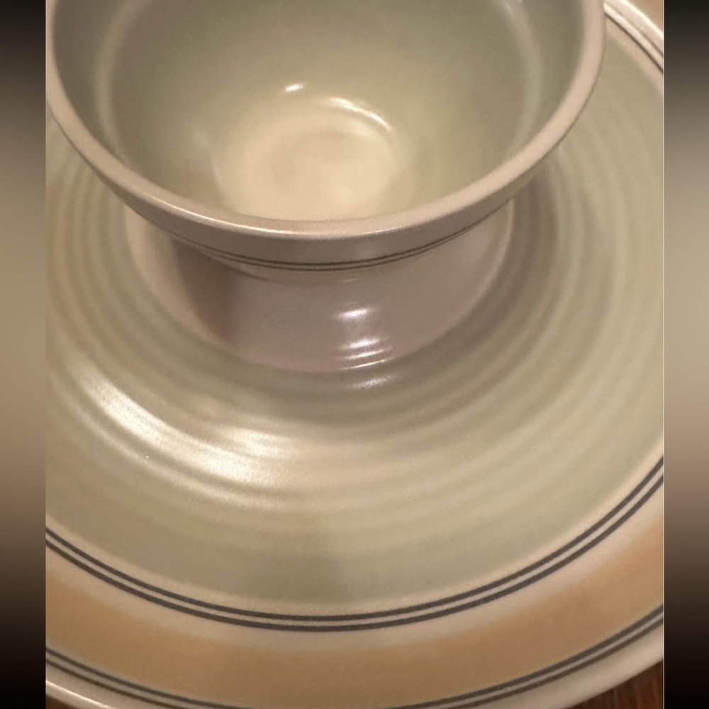Pfaltzgraff Aura Chip and Dip Serving Platter - Picture 3 of 5